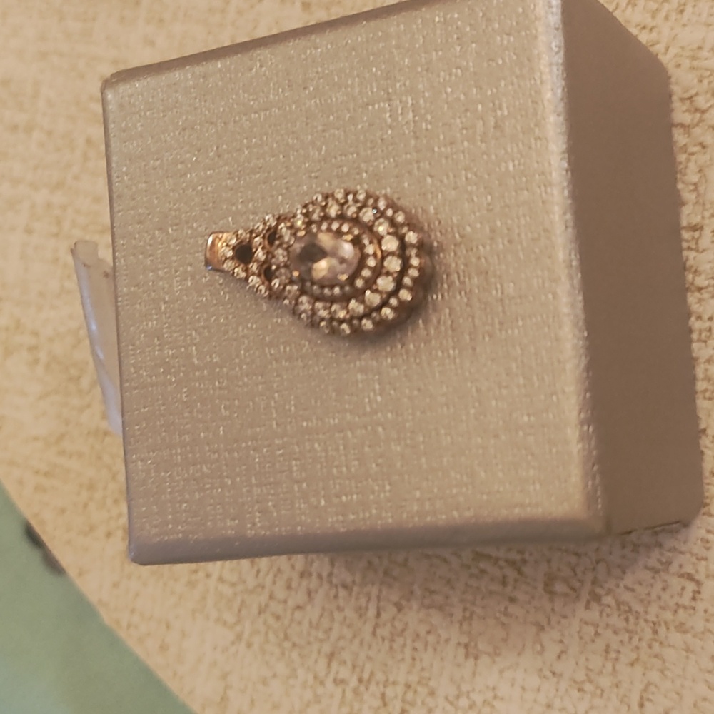 Elegant Pink Morganite With Mossanite Diamonds Pendant Necklace - Picture 2 of 4